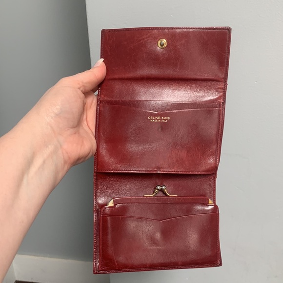 Authentic Celine vintage wallet with kisslock - Picture 7 of 16